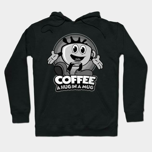 A hug in a mug of coffee Hoodie by pujartwork